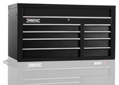 Proto® 550S 50" Top Chest - 8 Drawer, Dual Black - Strong Tooling