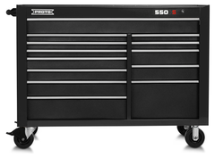 Proto® 550S 57" Workstation - 13 Drawer, Dual Black - Strong Tooling