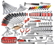 Proto® 148 Piece Starter Maintenance Tool Set With Roller Cabinet J442742-7RD - Strong Tooling