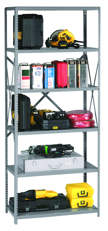 36 x 24 x 87" - 22 Gauge - Heavy Duty Industrial Shelving - Strong Tooling