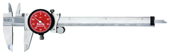 #R120A-6 - 0 - 6'' Measuring Range (.001 Grad.) - Dial Caliper with Letter of Certification - Strong Tooling