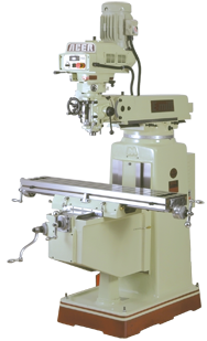 Electronic Variable Speed Vertical Mill - CAT40 Spindle - 10 x 50'' Table Size - 5HP - 3PH - 440V Motor - Strong Tooling