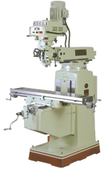 Electronic Variable Speed Vertical Mill - CAT40 Spindle - 10 x 50'' Table Size - 5HP - 3PH - 440V Motor - Strong Tooling