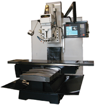 BTM50CNC Bed Type Milling Machine with 10 HP Motor; 20 x 63 Table; 2600 lb Table Cap; 60-4000 RPM - Strong Tooling