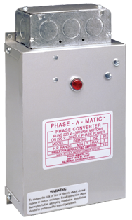 Heavy Duty Static Phase Converter - #PAM-100HD; 1/3 to 3/4HP - Strong Tooling