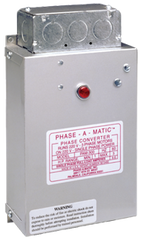 Heavy Duty Static Phase Converter - #PAM-100HD; 1/3 to 3/4HP - Strong Tooling