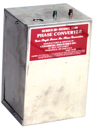 Heavy Duty Static Phase Converter - #3500; 7-1/2 to 10HP - Strong Tooling