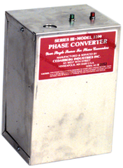 Heavy Duty Static Phase Converter - #3300; 2 to 3HP - Strong Tooling