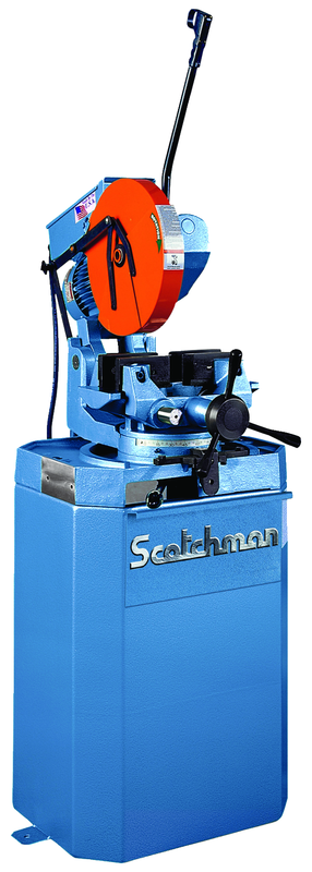 Cold Saw with Power Vise - #CPO350LTPK; 14 x 1-9/16'' Blade Size; 1 & 2HP; 3PH; 220/440V Motor - Strong Tooling