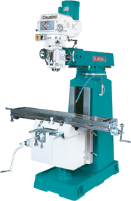 Vertical Mill - ISO40 Spindle - 10 x 54'' Table Size - 5HP Motor - Strong Tooling