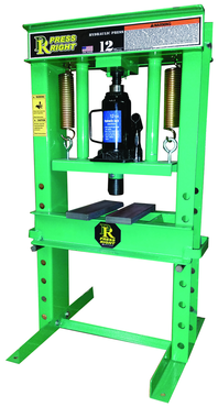 Hydraulic Shop Press - 12 Ton - Strong Tooling