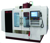 MC30 CNC Machining Center, Travels X-Axis 30",Y-Axis 18", Z-Axis 22" , Table Size 16.5" X 31.5", 25HP 220V 3PH Motor, CAT40 Spindle, Spindle Speeds 60 - 8,500 Rpm, 24 Station High Speed Arm Type Tool Changer - Strong Tooling