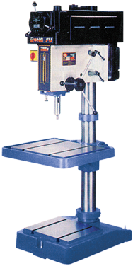 RF400V Variable Speed Floor Model Drill Press - 20'' Swing; 2HP, 3PH, 220V Motor - Strong Tooling