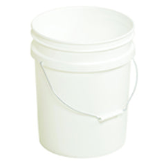 Plastic Pail - Model PAIL54PWS - White - Can be used with liquids up to 190°F - Strong Tooling