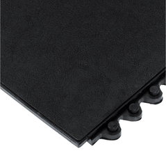 24 / Seven Floor Mat - 3' x 3' x 5/8" Thick (Black Solid All Purpose) - Strong Tooling