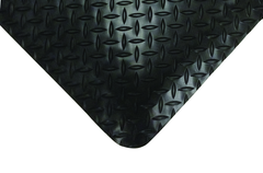 3' x 75' x 15/16" Thick Diamond Comfort Mat - Black - Strong Tooling