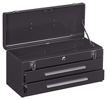 2-Drawer Portable Tool Chest - Model No.220B Brown 9.75H x 8.63D x 20.13''W - Strong Tooling