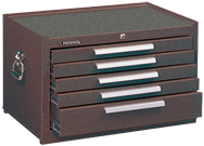 5-Drawer Mechanic's Chest w/ball bearing drawer slides - Model No.285XB Brown 16.63H x 18D x 27''W - Strong Tooling