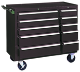 310X 10-Drawer Maintenance Cart - 35'' x 18'' x 39.38'' Brown - Strong Tooling