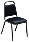 Standard Stack Chair -- 3/4" Square 19-Gauge Steel Tubing/Non-marring Plastic Glides - Strong Tooling