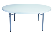 71" Round Blow Molded Folding Table - Strong Tooling