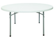 60" Round Blow Molded Folding Table - Strong Tooling