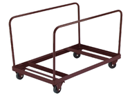 Folding Table Dolly - Vertical Holds 8 tables-1/8" Channel Steel Construction - Strong Tooling
