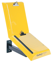 Yellow Wall Mount Data Control Workstand - Strong Tooling