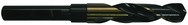 13/16" x 1/2" x 3" x 6" HSS - (M2) 118 Deg Split Point 3 Flat Gold & Black S & D Drill - Strong Tooling