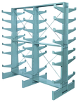 36 x 21-7/8 x 79-1/4'' - Double Face Bar Rack End Unit - Strong Tooling