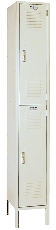 12 x 12 x 72'' (2 Openings) - 1 Wide Double Tier Locker - Strong Tooling