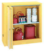 Flammable Liqiuds Storage Cabinet - #5441N 43 x 18 x 44'' (2 Shelves) - Strong Tooling