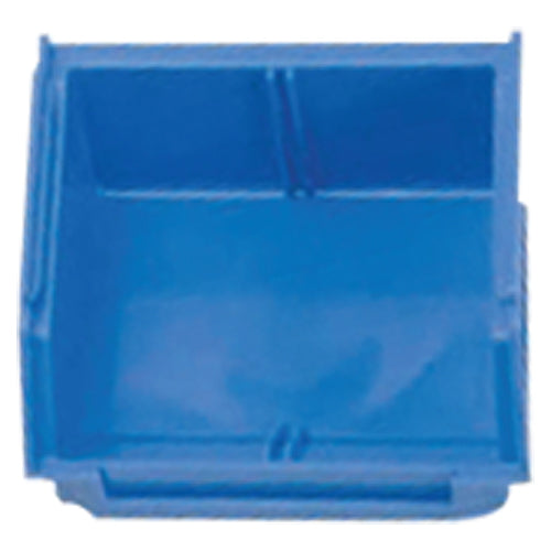 4 1/8″ × 4 1/8″D" × 3″ - Blue Plastic Bin - Strong Tooling