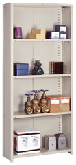 36 x 18 x 84'' - Closed Style Flanged 18-Gauge Starter Shelving Unit - Strong Tooling