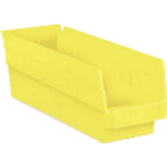 4 1/8″ × 11 5/8″ × 4″ - Yellow Economy Shelf Bin - Strong Tooling