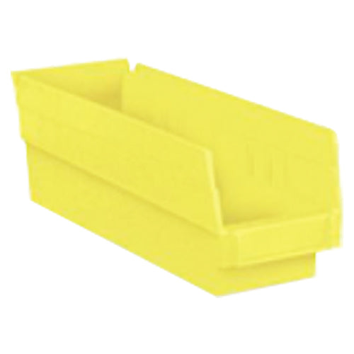 4 1/8″ × 23 5/8″ × 4″ - Yellow Economy Shelf Bin - Strong Tooling