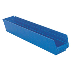 4 1/8″ × 23 5/8″ × 4″ - Blue Economy Shelf Bin - Strong Tooling