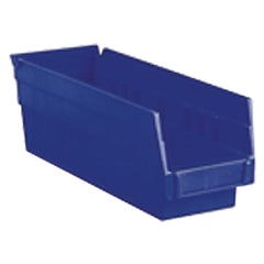 4 1/8″ × 17 7/8″ × 4″ - Blue Economy Shelf Bin - Strong Tooling