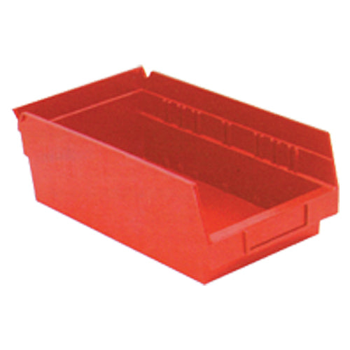 6 5/8″ × 11 5/8″ × 4″ - Red Economy Shelf Bin - Strong Tooling