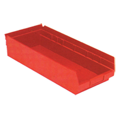 8 3/8″ × 17 7/8″ × 4″ - Red Economy Shelf Bin - Strong Tooling