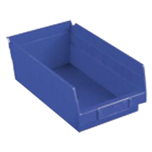 11 1/8″ × 11 5/8″ × 4″ - Blue Economy Shelf Bin - Strong Tooling