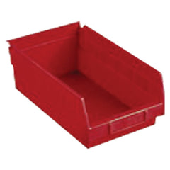 11 1/8″ × 17 7/8″ × 4″ - Red Economy Shelf Bin - Strong Tooling