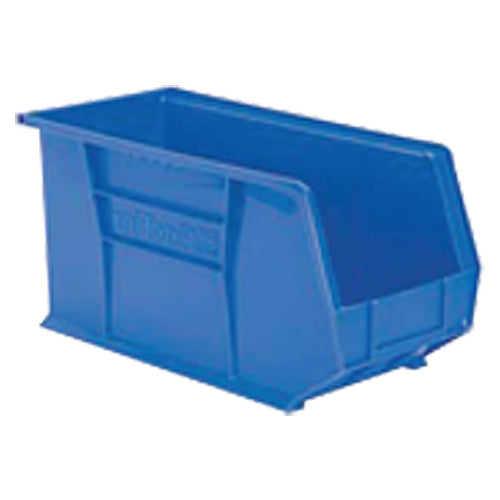 8 1/4″ × 18″ × 9″ - Blue Hanging or Stackable Bin - Strong Tooling