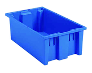 19-1/2 x 13-1/2 x 8'' - Blue Nest-Stack-Tote Box - Strong Tooling