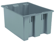 23-1/2 x 19-1/2 x 13'' - Gray Nest-Stack-Tote Box - Strong Tooling