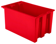 23-1/2 x 15-1/2 x 12'' - Red Nest-Stack-Tote Box - Strong Tooling