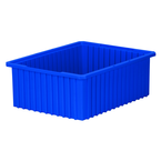 20-1/8 x 14-7/8 x 7-7/16'' - Blue Akro-Grid Stackable Containers - Strong Tooling