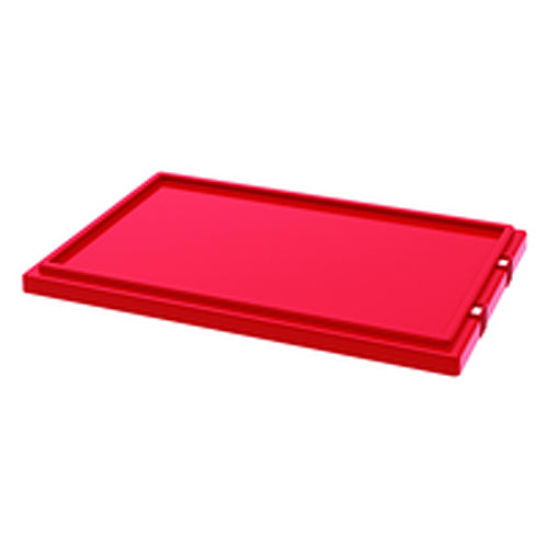 Red Lid for use with Akro Nest-Stack Tote 35–240 - Strong Tooling