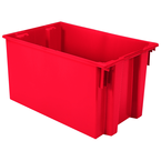 29-1/2 x 19-1/2 x 15'' - Red Nest-Stack-Tote Box - Strong Tooling