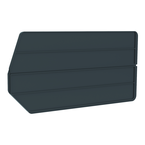 18" x 9" - Black 6-Pack Bin Dividers for use with Akro Stackable Bins - Strong Tooling